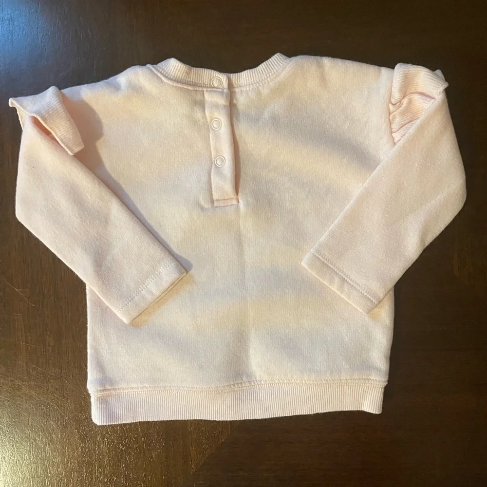 Disney Baby | Pink Matching Minnie Sweatsuit with dog | 6-9 mo